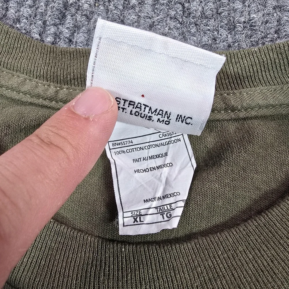 Harley-Davidson Shirt Mens XL Green Flag‎ We Support Our Troops Timms SC